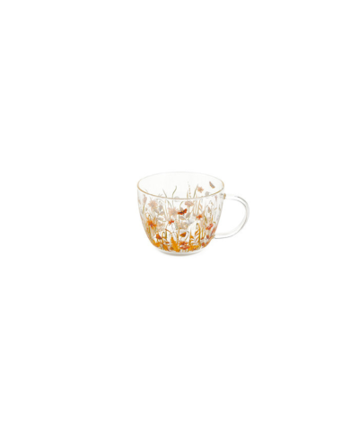 Set da 2 tazze in vetro borosilicato Giardino d'autunno