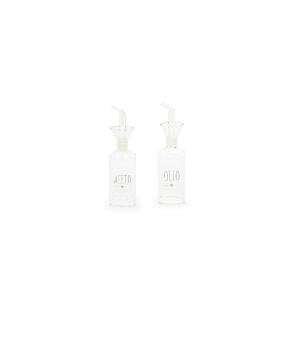 Set "olio & aceto" in vetro