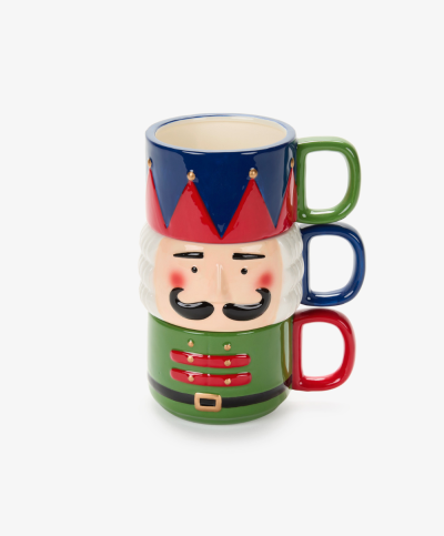 Set tazze schiaccianoci