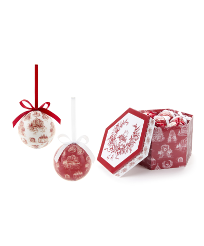 Set di palline con scatola