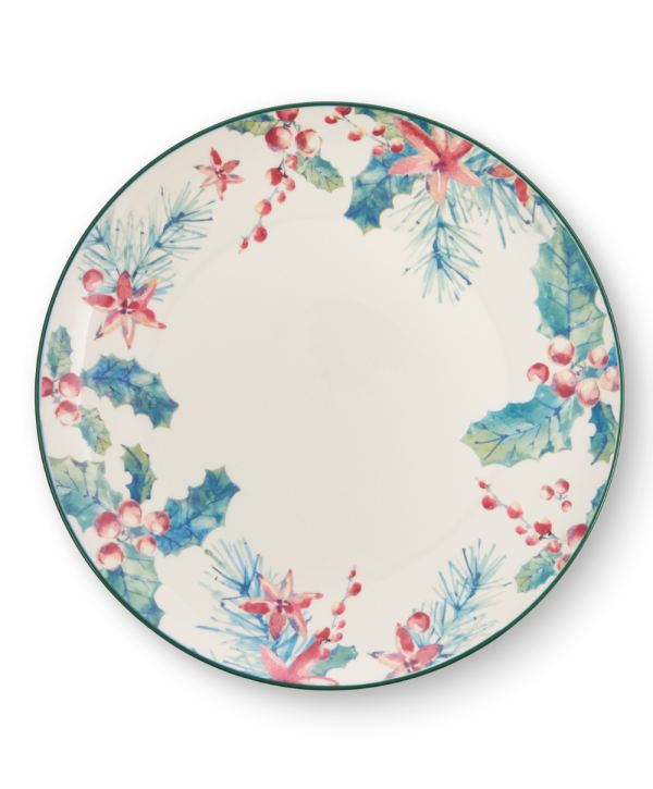 Set piatti per 6 persone Agrifoglio